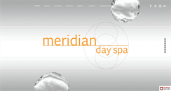 Desktop Screenshot of meridiandayspa.com
